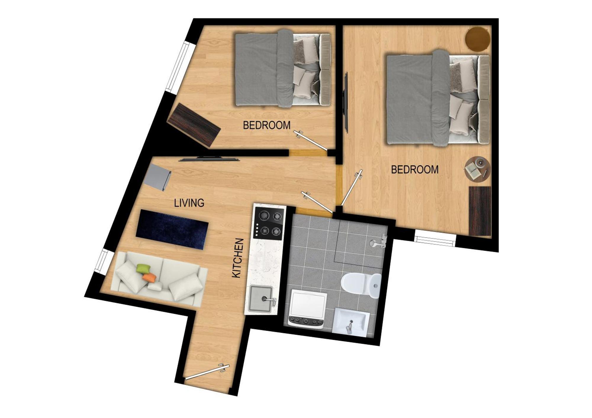 Apartament King Bed - Renovated 2024 - 2Br Behind Bryggen Bergen Zewnętrze zdjęcie
